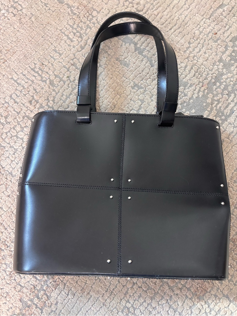 Tods black leather bag